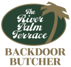 River Palm Terrance Backdoor Butcher Logo
